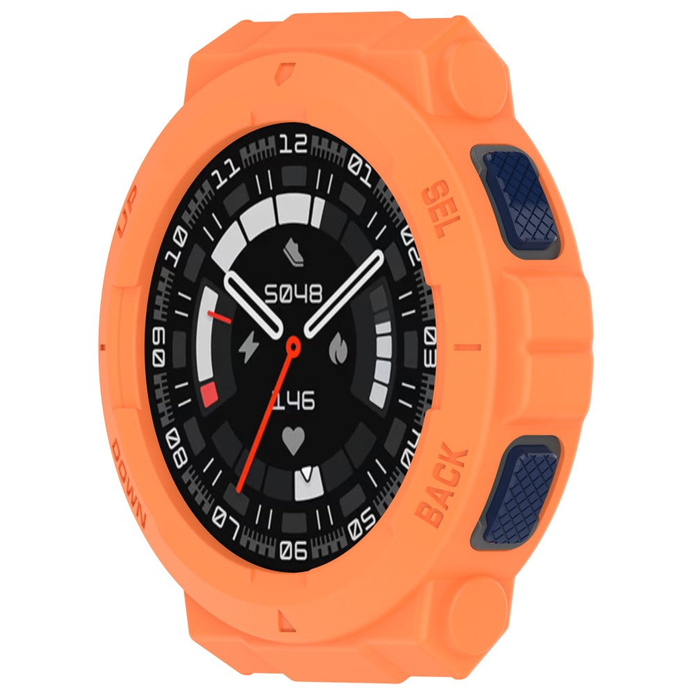 Beskyttende Silikone Bumper passer til Amazfit Active Edge - Orange#serie_2