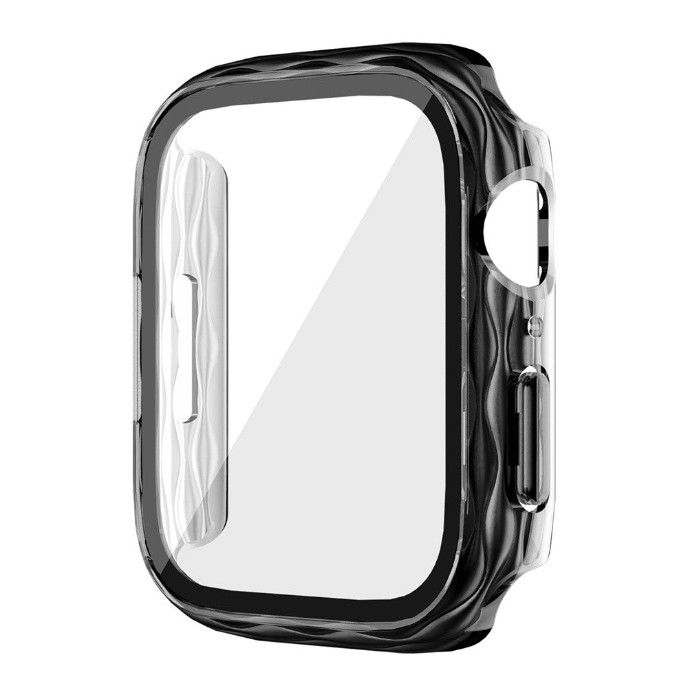 Remarkably Stylish Apple Smartwatch Universel Cover with Screen Protector in Glass - Black#serie_4