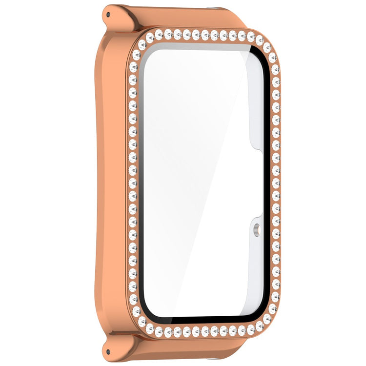 Mega Fashionable Samsung Galaxy Fit 3 Cover with Screen Protector in Rhinestone and Glass - Pink#serie_2