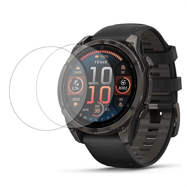 2-pack Garmin Fenix 8 47mm Screen Protector 2.5D HD Watch Screen Film#serie_470