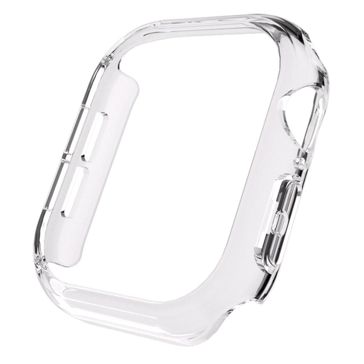 Apple Watch Series 10 46mm Case Electroplated Hollow Hard Bump Resistant Watch Protective Cover - Transparent#serie_3