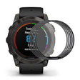 5stk Garmin Fenix 7X Pro Silikon 3D Kurvet Skjermbeskyttelse