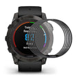 2stk Garmin Fenix 7S Pro Silikon 3D Kurvet Skjermbeskyttelse