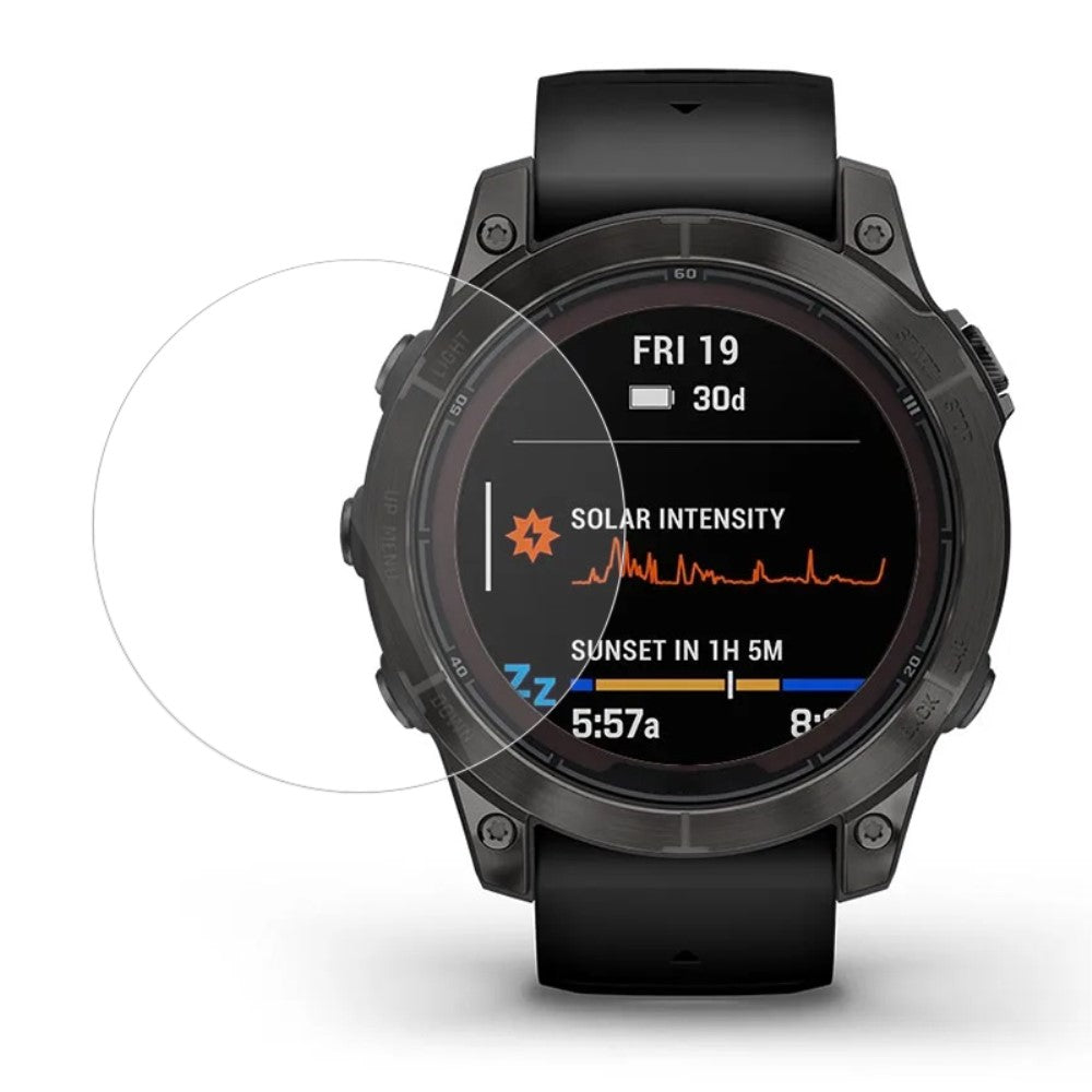 5stk Silikone 3D Kurvet Skærmbeskytter passer til Garmin Fenix 7X Pro - Gennemsigtig#serie_426