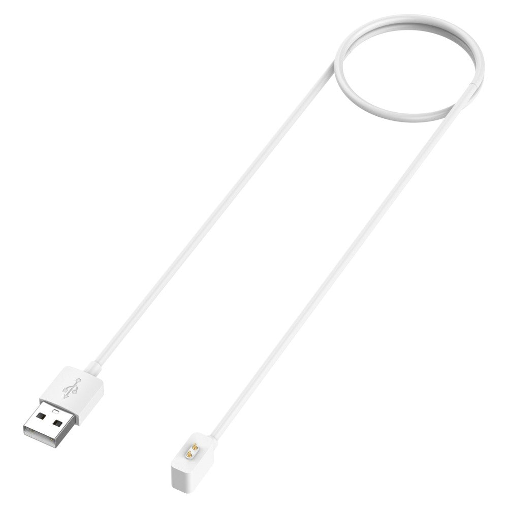 100cm Magnetisk USB Opladningskabel passer til Xiaomi Smartwatch - Hvid#serie_4