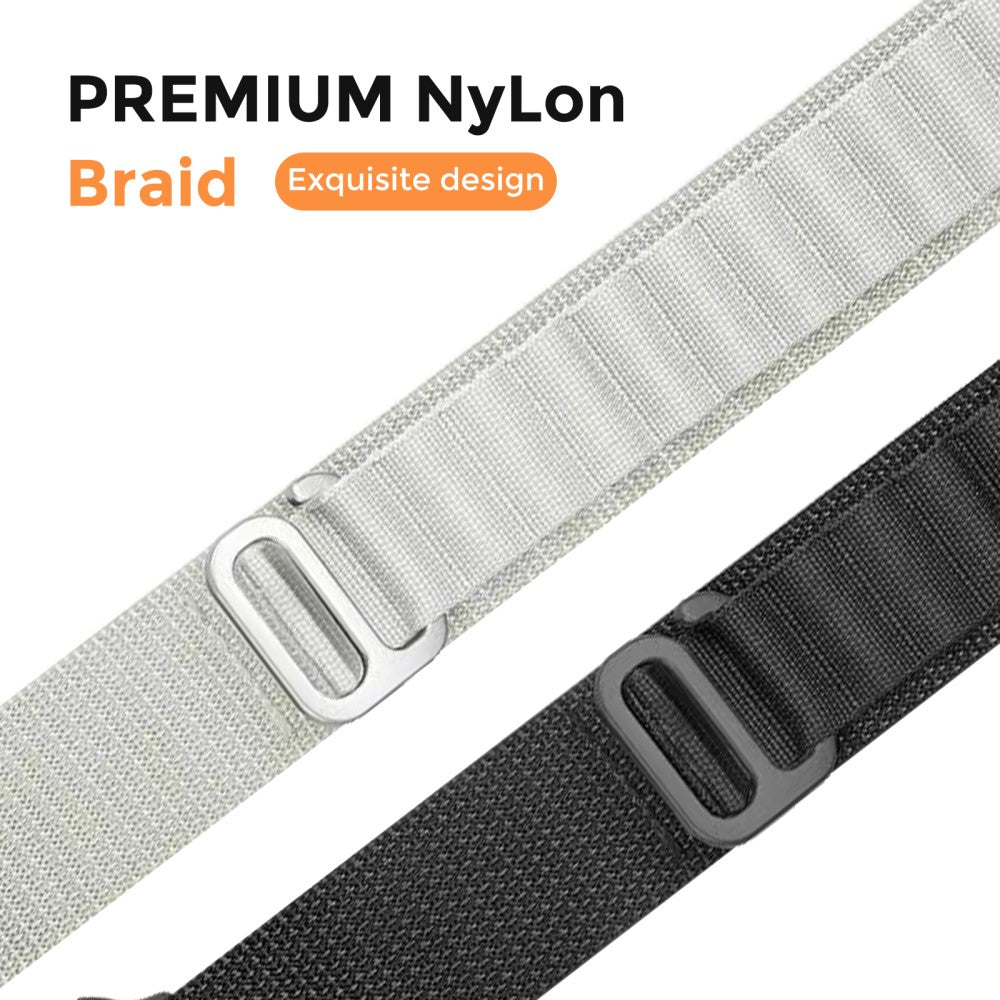 Remarkably Sweet Apple Smartwatch Nylon Universel Strap - White#serie_1