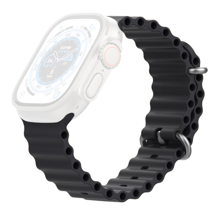 Remarkably Tough Apple Smartwatch Silicone Universel Strap - Black#serie_2