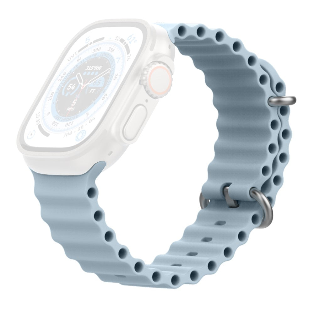 Remarkably Tough Apple Smartwatch Silicone Universel Strap - Blue#serie_4