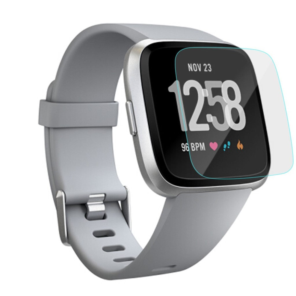 Mega holdbart Fitbit Versa Glas Rem - Sølv#serie_611