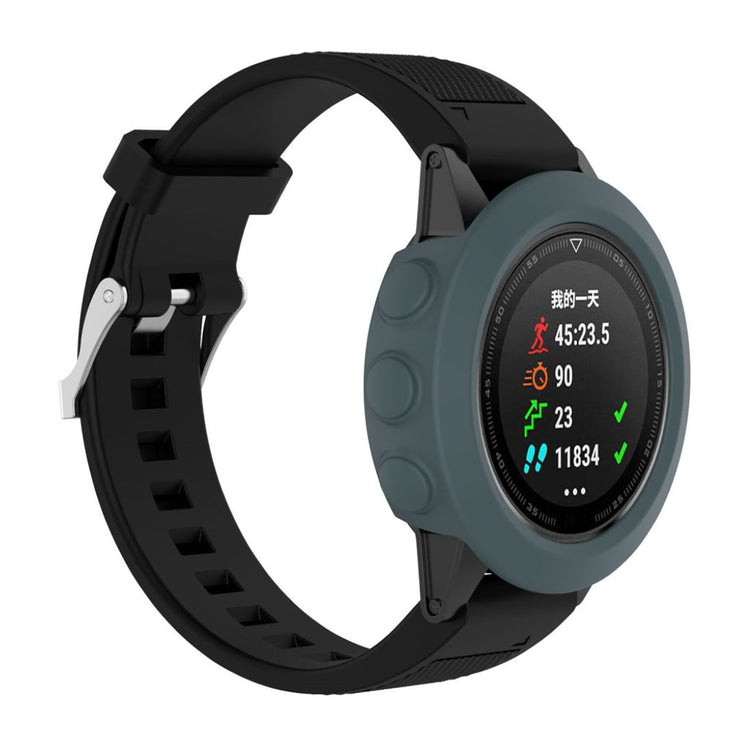 Meget Fed Garmin Fenix 5X / Garmin Tactix Charlie Silikone Cover - Blå#serie_2