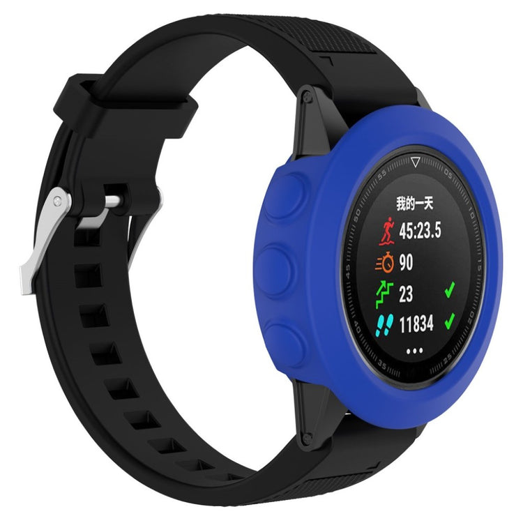 Meget Fed Garmin Fenix 5X / Garmin Tactix Charlie Silikone Cover - Blå#serie_3