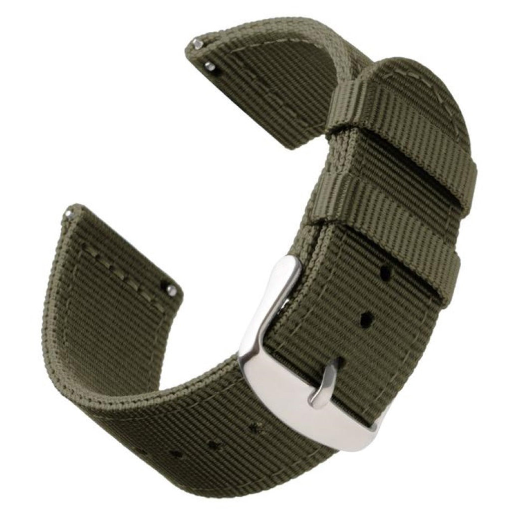 Super smuk Kronaby Sekel 41mm Nylon Rem - Grøn#serie_c011