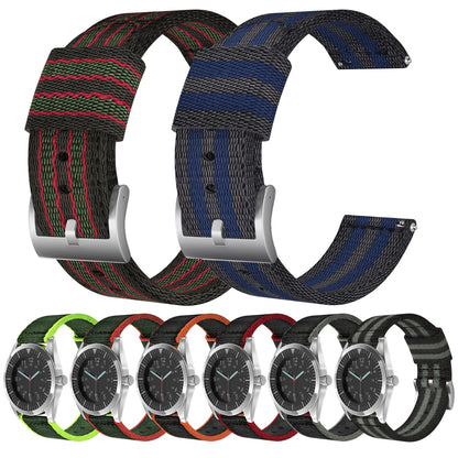 Fortrinligt Nylon Rem passer til 24mm - Grøn#serie_bfwu104j