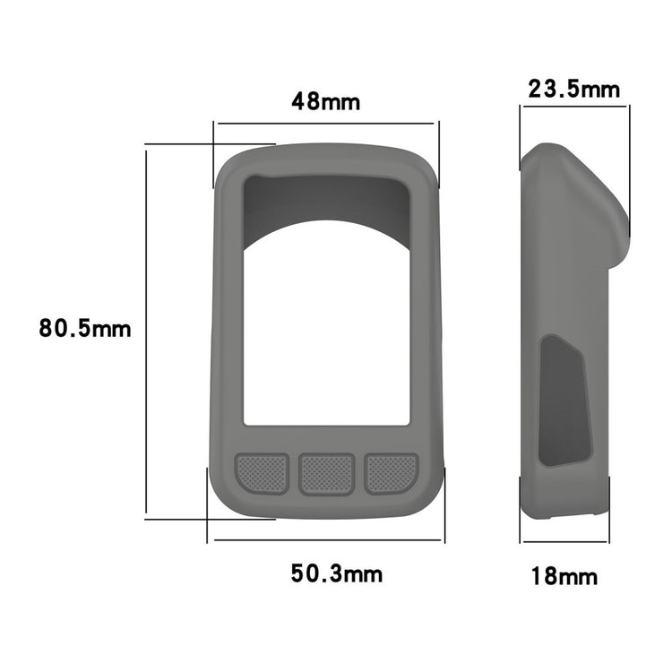 Rigtigt Fed Silikone Cover passer til Wahoo Elemnt Bolt V2 - Grøn#serie_3