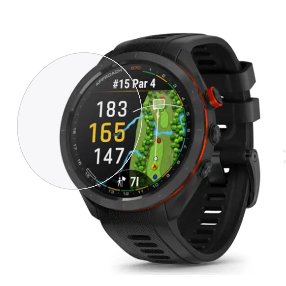 Silikone HD Universal Skærmbeskytter passer til Garmin Approach S70 (47mm) / Garmin Approach S70 Series - Gennemsigtig#serie_342