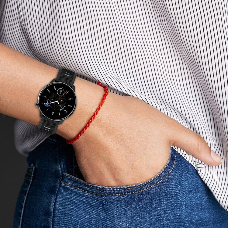 Helt Vildt Smuk Silikone Universal Rem passer til Smartwatch - Sort#serie_1