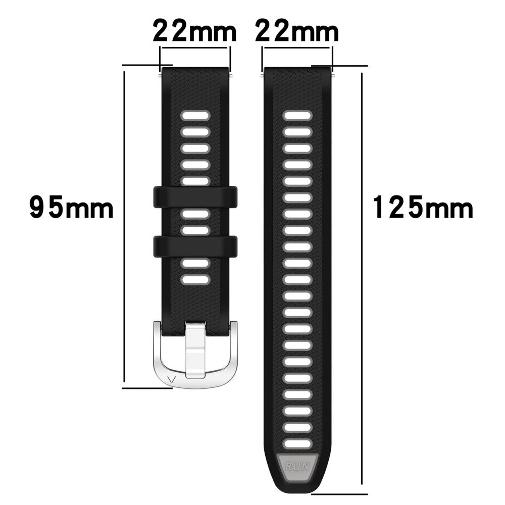 Mega Fint Silikone Universal Rem passer til Smartwatch - Gul#serie_9
