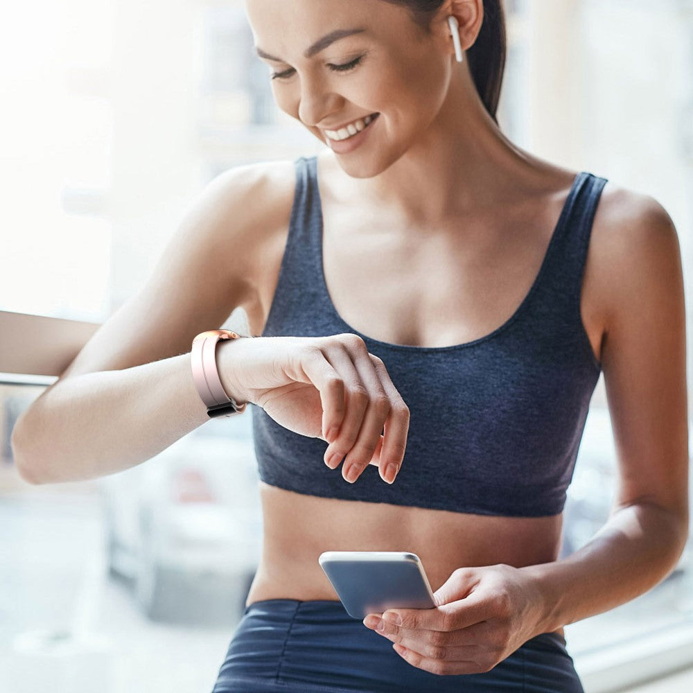 Vildt Nydelig Silikone Universal Rem passer til Smartwatch - Orange#serie_2