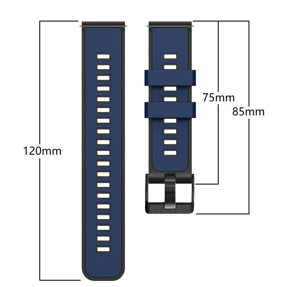 Holdbart Silikone Universal Rem passer til Smartwatch - Orange#serie_3