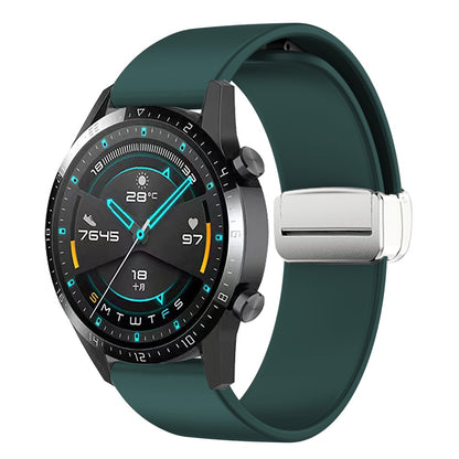 Elegant Ægte Læder Universal Rem passer til Smartwatch - Grøn#serie_6