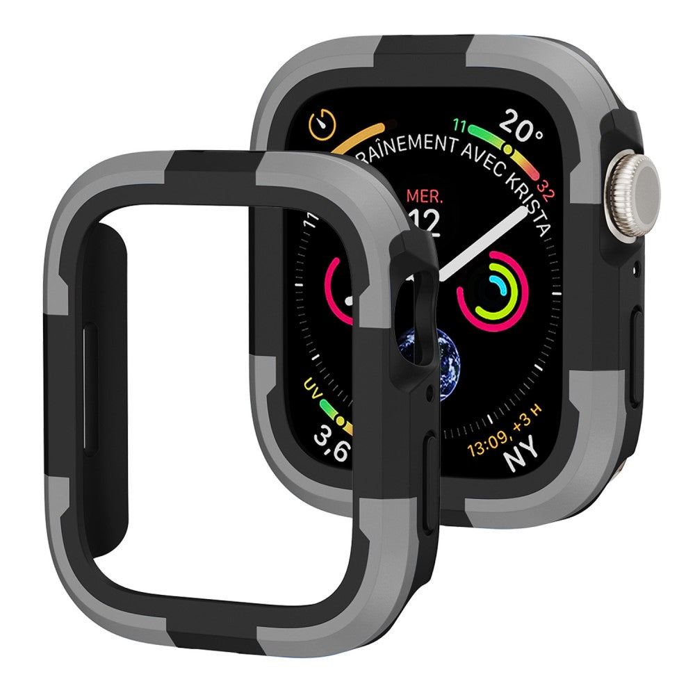 Beskyttende Silikone Bumper passer til Apple Watch Ultra - Sølv#serie_1