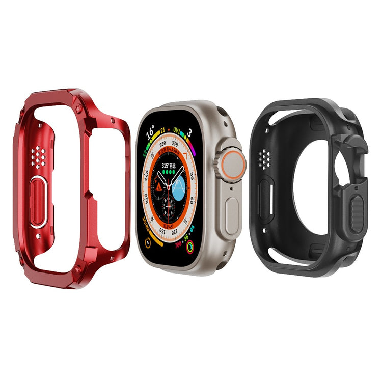 Vildt Flot Silikone Cover passer til Apple Watch Ultra - Rød#serie_3