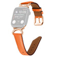 Super Slitesterk Apple Smartwatch Ekte Lær Universal Reim