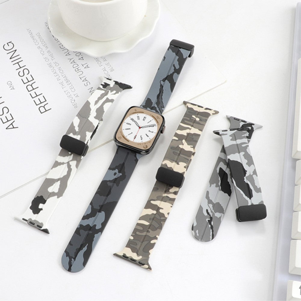 Super Elegant Silikone Universal Rem passer til Apple Smartwatch - Grøn#serie_1