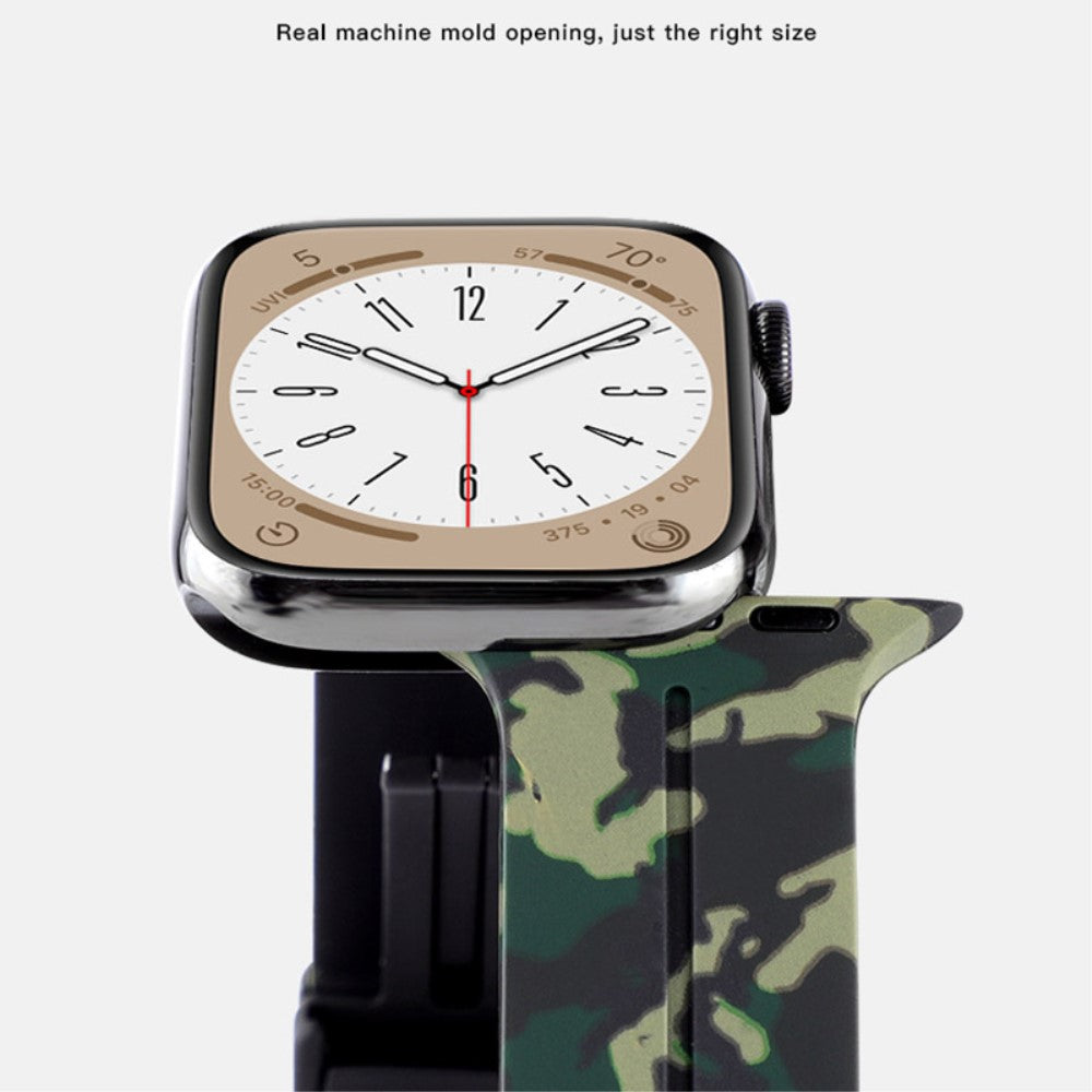 Super Elegant Silikone Universal Rem passer til Apple Smartwatch - Rød#serie_4