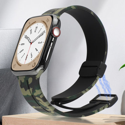 Super Elegant Silikone Universal Rem passer til Apple Smartwatch - Brun#serie_8