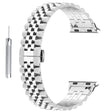 Avgjort Pålitelig Apple Smartwatch Metall Universal Reim