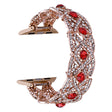 Stilig Apple Smartwatch Metall Og Strass Universal Reim