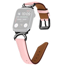 Helt Vildt Pænt Ægte Læder Universal Rem passer til Apple Smartwatch - Pink#serie_2