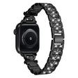 Behagelig Apple Smartwatch Metall Og Strass Universal Reim