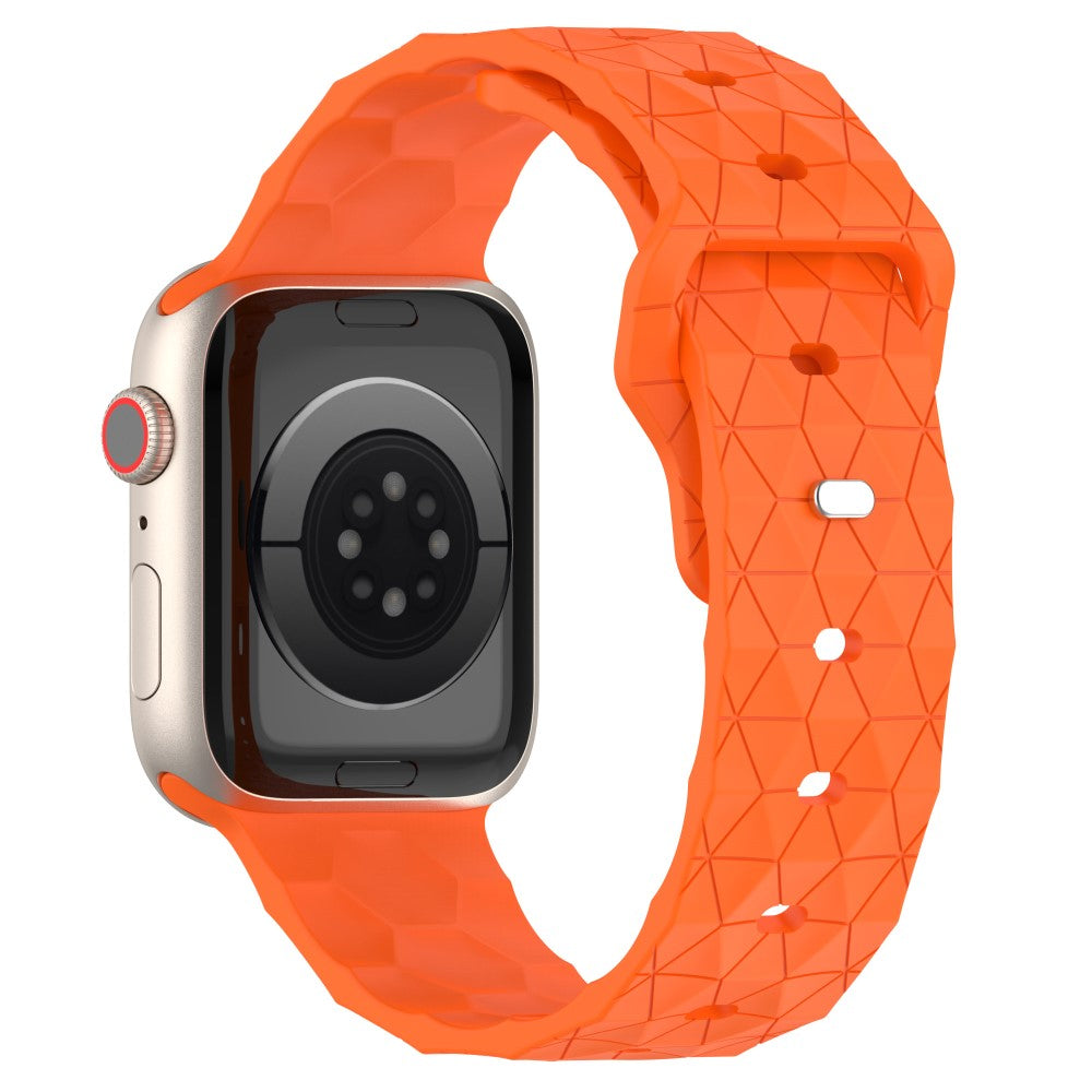 Super Kønt Silikone Universal Rem passer til Apple Smartwatch - Orange#serie_1
