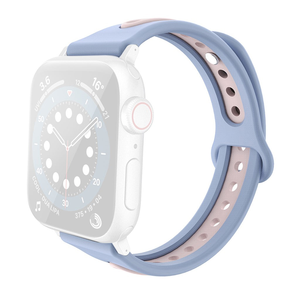Vildt Fantastisk Silikone Universal Rem passer til Apple Smartwatch - Blå#serie_1