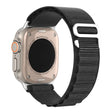 Utrolig Fin Apple Smartwatch Metall Og Nylon Universal Reim