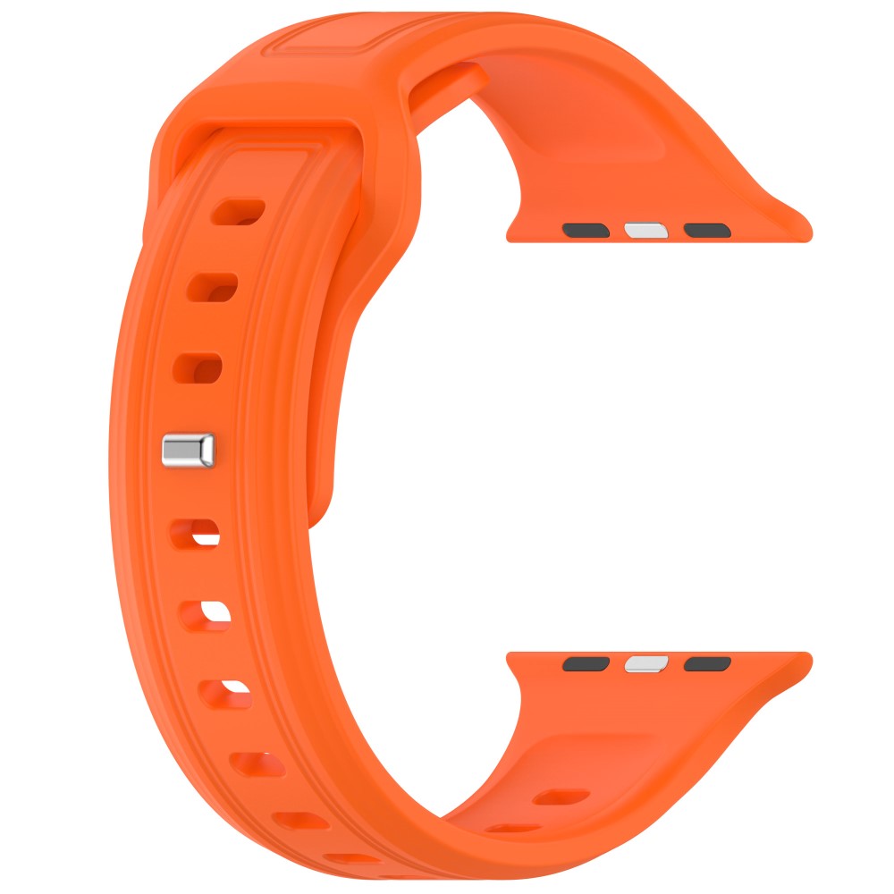 Meget Pænt Silikone Universal Rem passer til Apple Smartwatch - Orange#serie_3