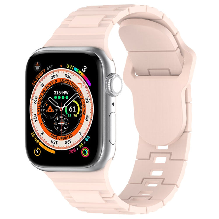 Mega Fed Silikone Universal Rem passer til Apple Smartwatch - Pink#serie_3