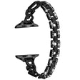 Moteriktig Apple Smartwatch Metall Og Strass Universal Reim
