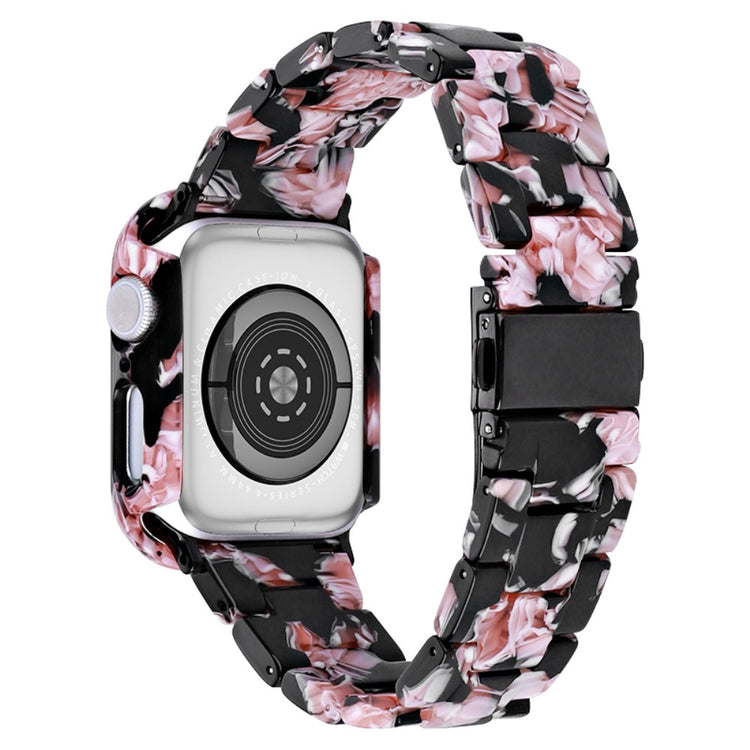 Flot Metal Og Plastik Universal Rem passer til Apple Smartwatch - Pink#serie_5