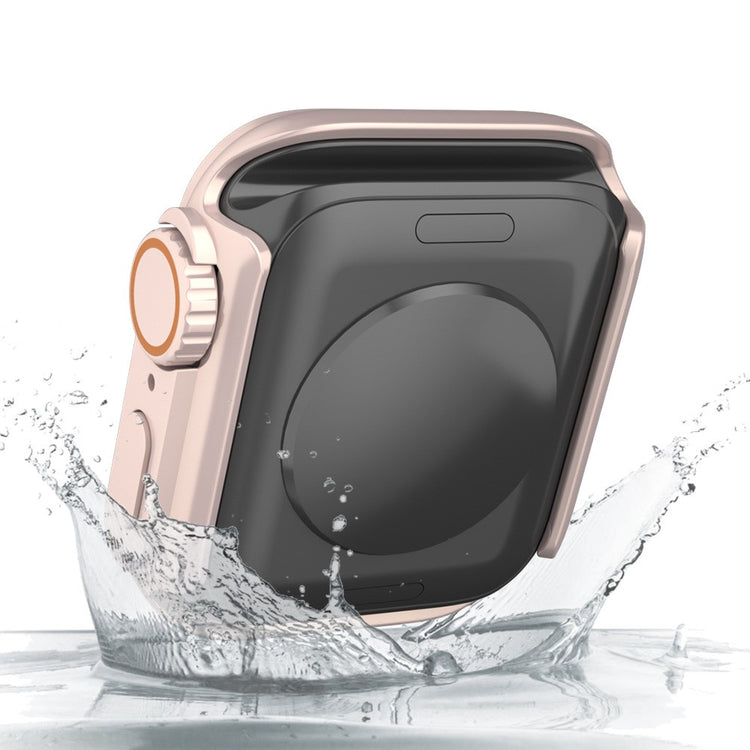 Vildt Godt Universal Cover med Skærmbeskytter i Plastik og Hærdet Glas passer til Apple Smartwatch - Pink#serie_2