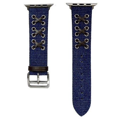 Apple Watch Series 9 45mm / Ultra 2 X-décor nylon strap - Midnight Blue#serie_2