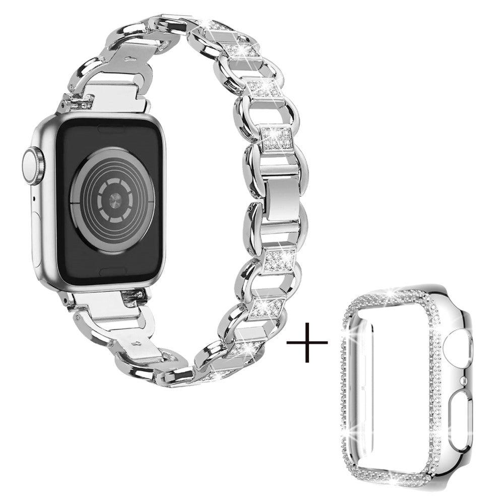 Metal Cover passer til Apple Watch Series 1-3 42mm - Sølv#serie_4