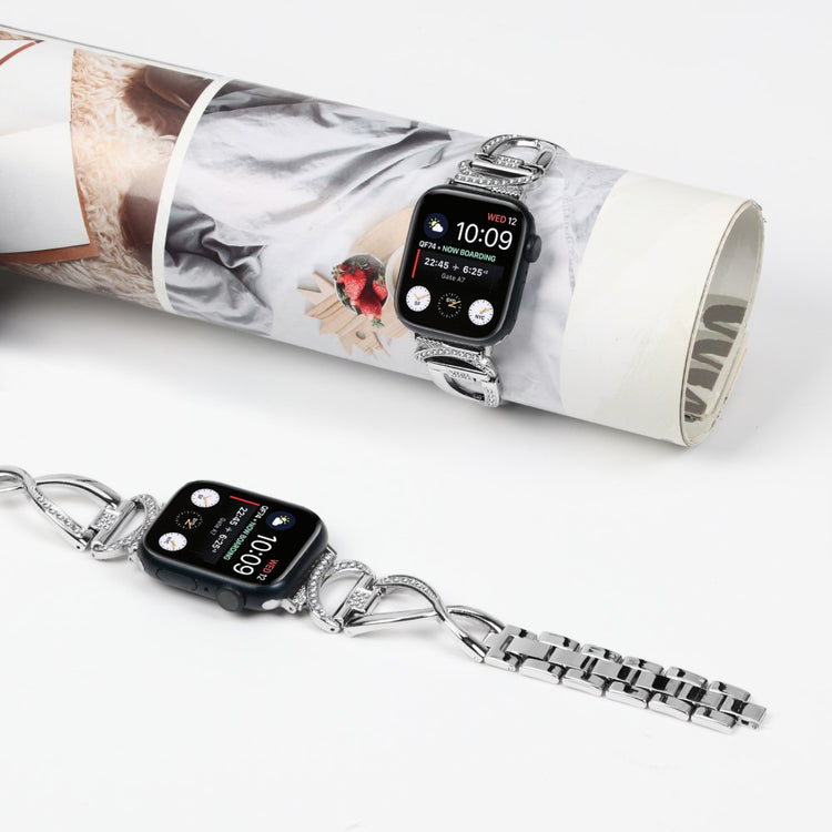 Metal Cover passer til Apple Watch Series 1-3 38mm - Sølv#serie_3