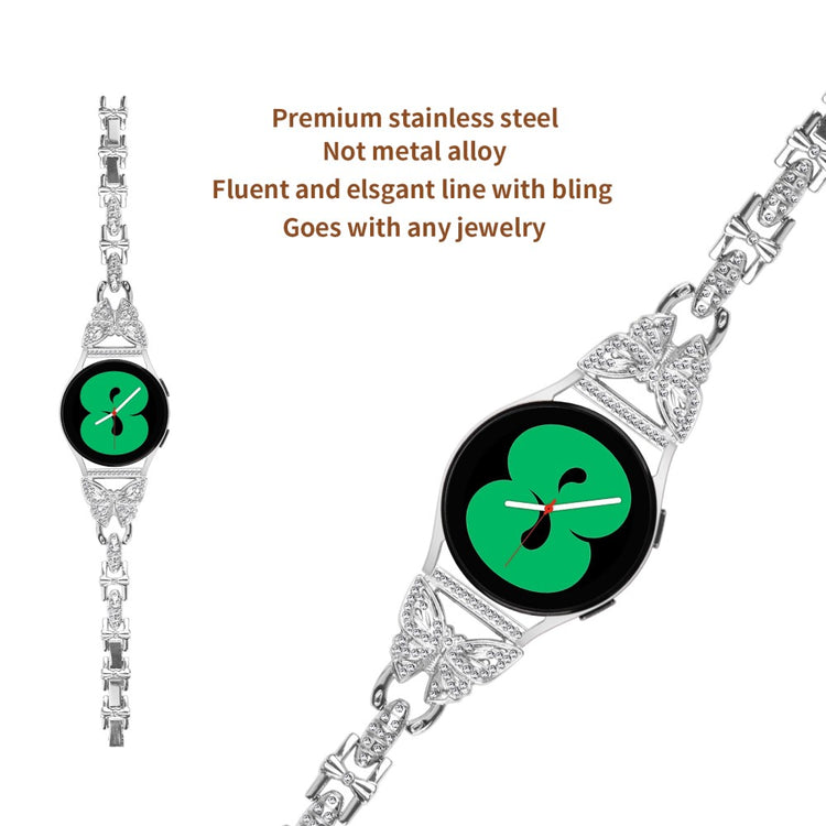 Super Holdbart Metal Universal Rem passer til Smartwatch - Sølv#serie_4