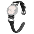 Stilig Samsung Smartwatch Ekte Lær Og Strass Universal Reim