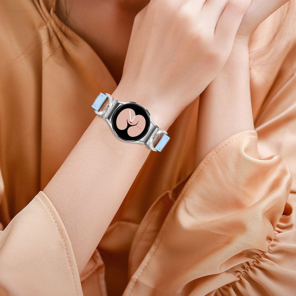Vildt Rart Kunstlæder Universal Rem passer til Samsung Smartwatch - Blå#serie_4