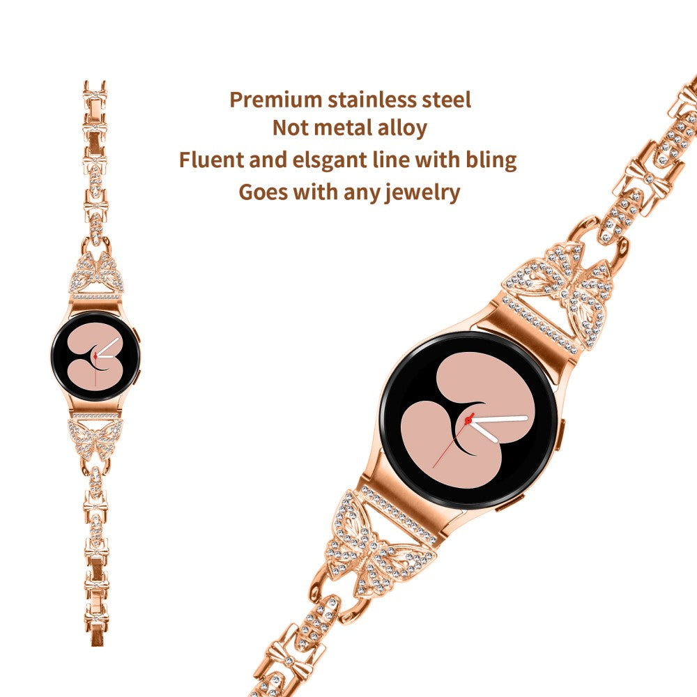 Vildt Rart Metal Universal Rem passer til Smartwatch - Pink#serie_3