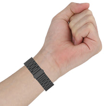 3-Bead stainless steel strap for Samsung Galaxy Watch 6 / 5 / 4 - Black#serie_1